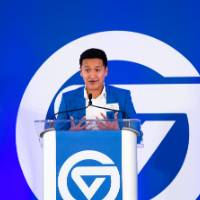 Jonah Hurtado-Marcias speaking at podium